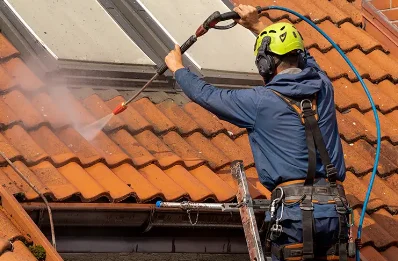 Démoussage et hydrofuge de toiture à Rampan